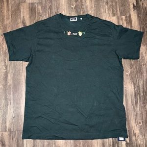KITH Floral Script Tee Shirt XXL Green NWT Size 2XL